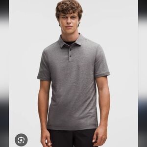 30  Lululemon athletica Charcoal Polo Shirt